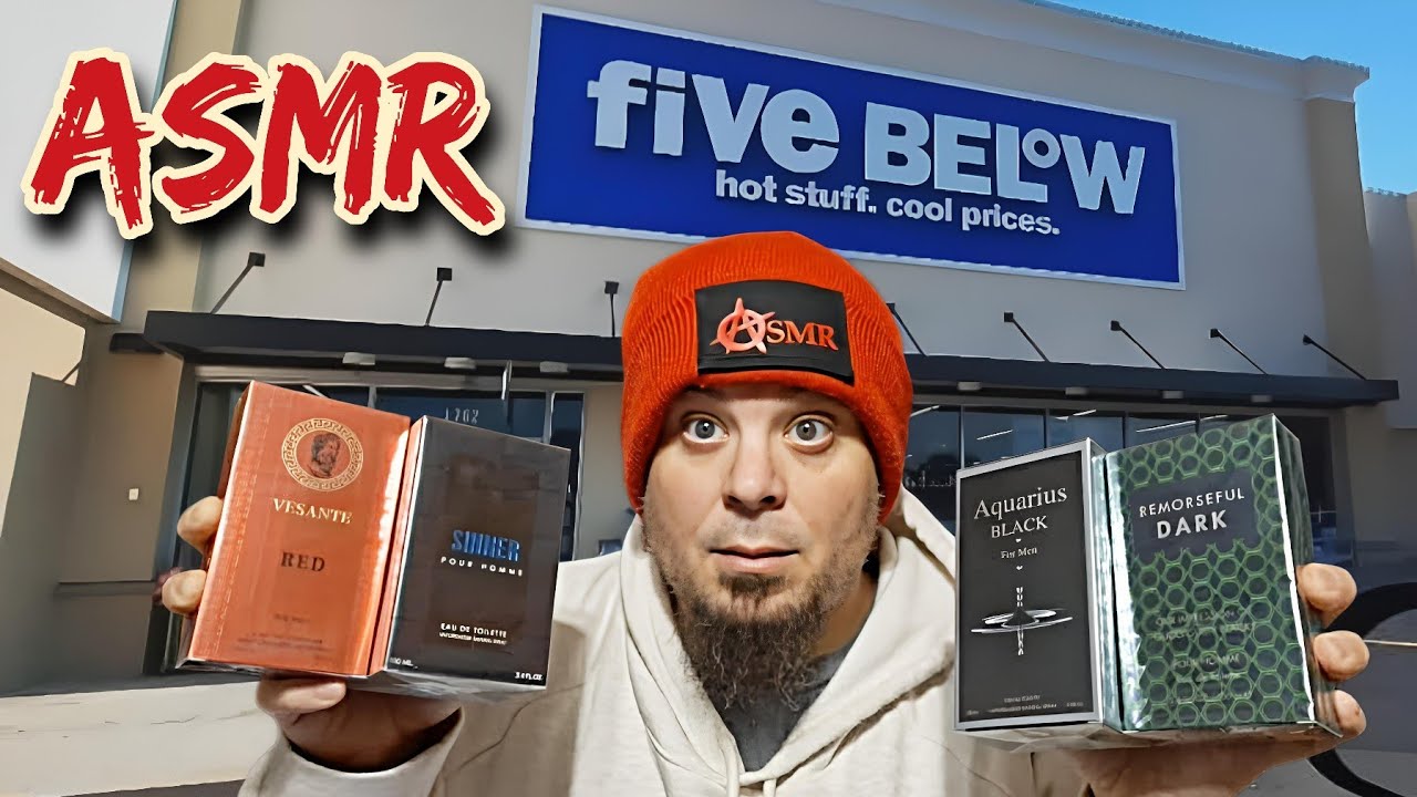 ASMR Unboxing and Trying Fragrances from 5 Below