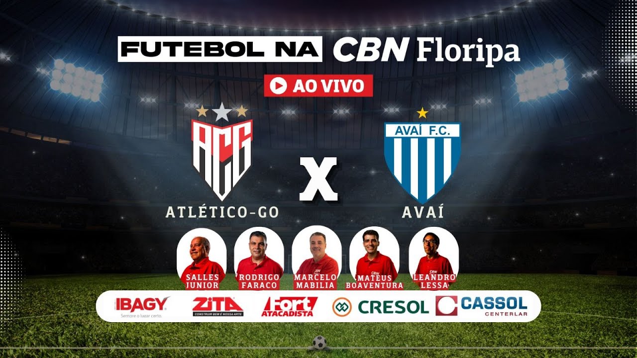 ATL&Eacute;TICO-GO x AVA&Iacute; | S&Eacute;RIE B | FUTEBOL CBN FLORIPA | 16/09/2025