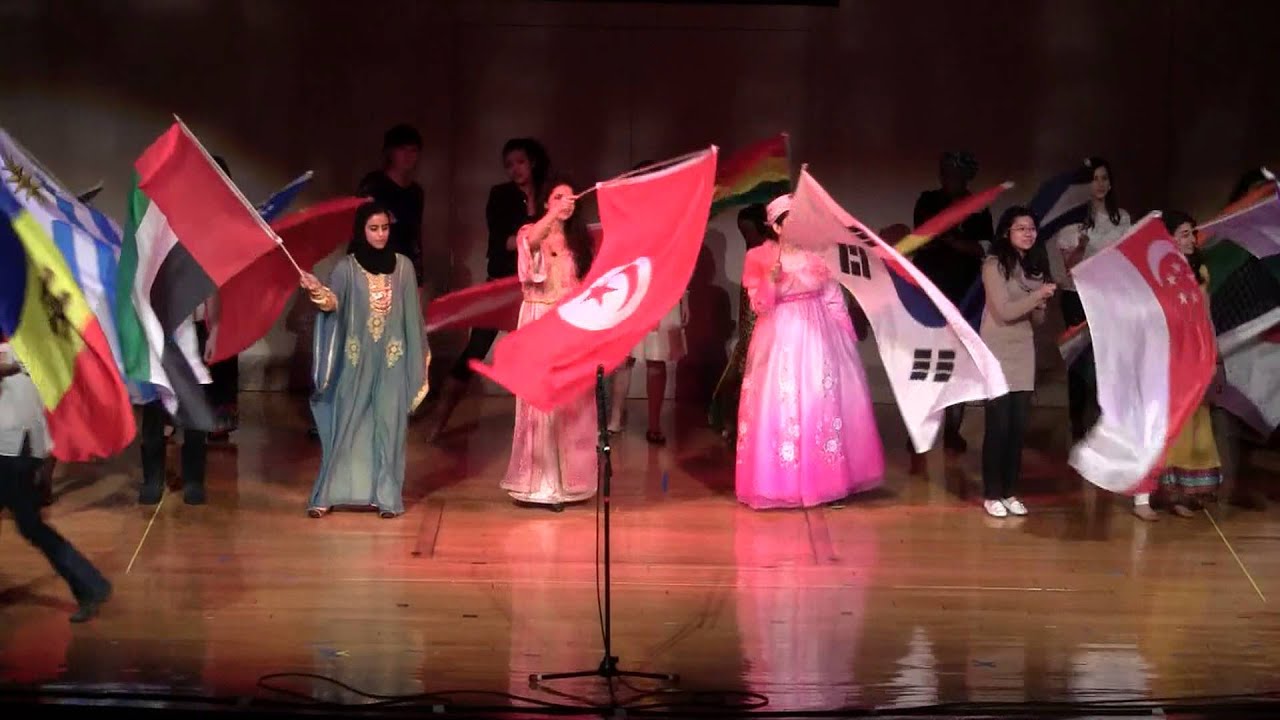Smith College Rhythm Nations 2013:Flag parade