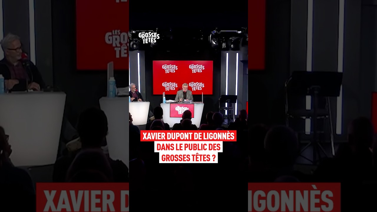 Xavier Dupont de Ligonn&egrave;s, dans le public des Grosses T&ecirc;tes ?
