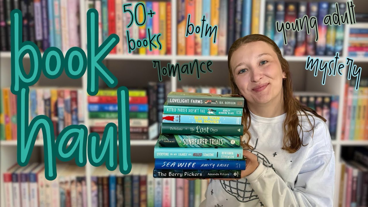 huge 50+ book haul || quarterly book haul apr-jun 2024