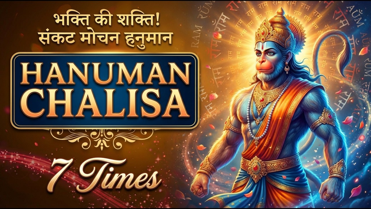 21 बार Fast हनुमान चालीसा  nonstop 🚩 तुरंत असर, संकट नाश और मनोकामना पूर्ण #HanumanChalisa