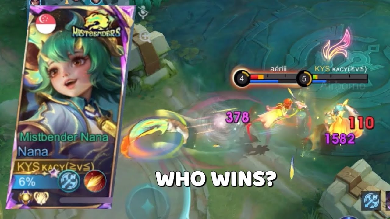 NANA MISTBENDER CUTEST SKIN EVER‼️ Nana troll in rank gameplay