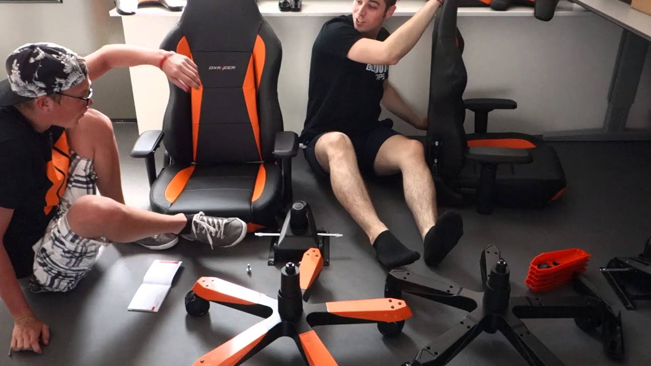 DXRACER STOEL BOUW BATTLE!! VS YaraskyGaming