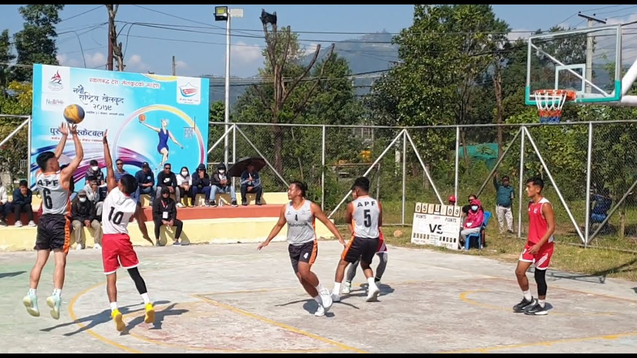 Nepal A.P.F Club Vs. Gandaki Province | Final | National Games 2079 | Men's 3x3 Basketball