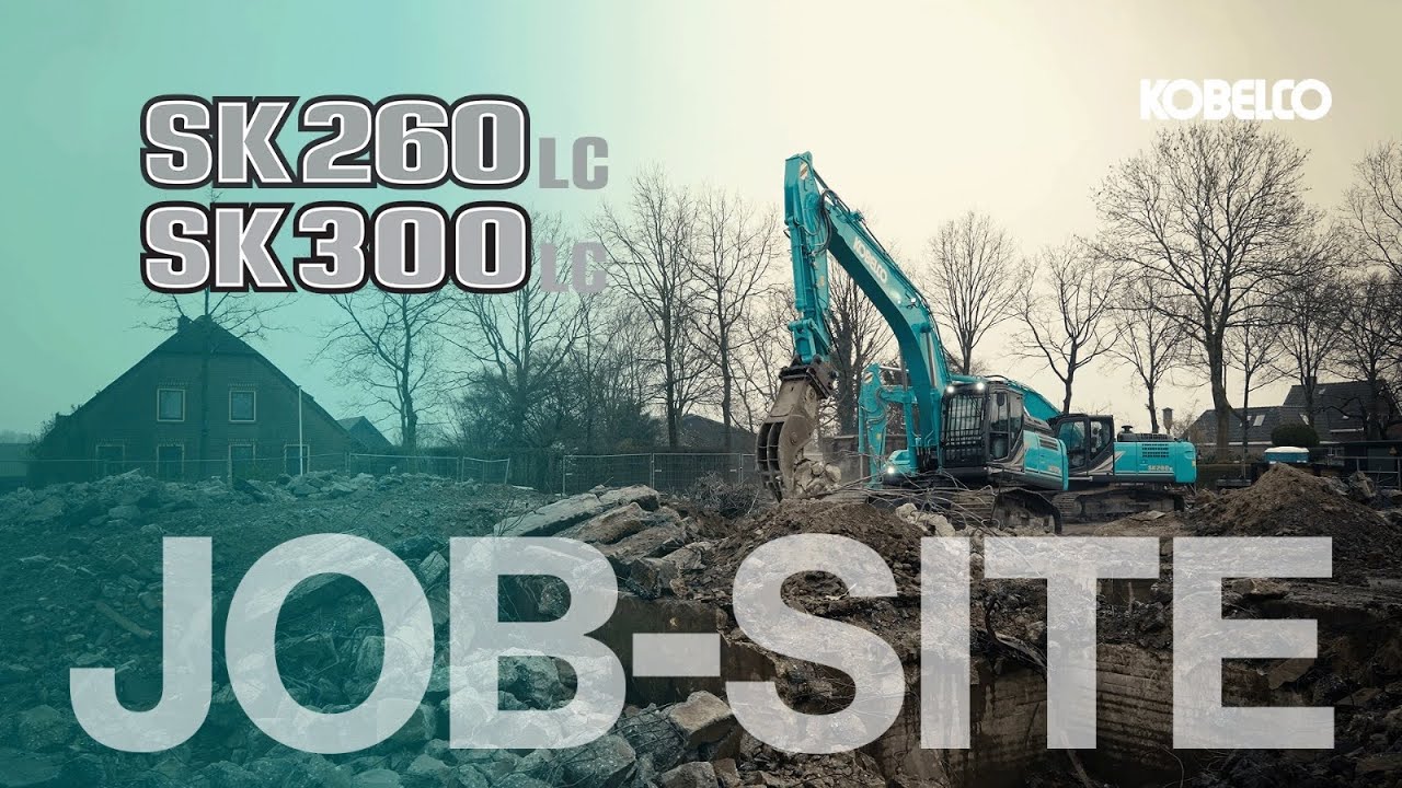 🚧 Kobelco Power in  The Netherlands! 🚧 SK300LC-11E & SK260LC-11E Completing a Major Demolition! 💥
