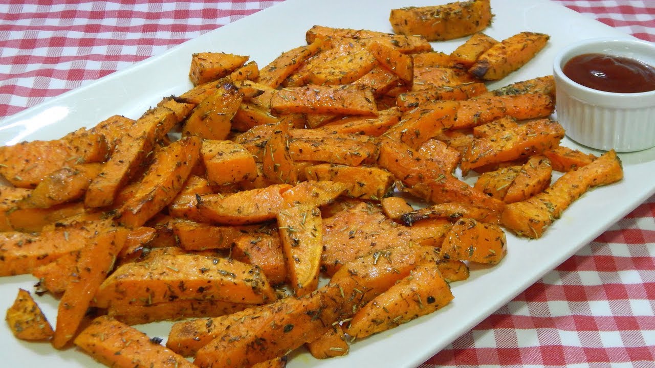 C&oacute;mo hacer gajos de batata especiados un snack muy f&aacute;cil y saludable