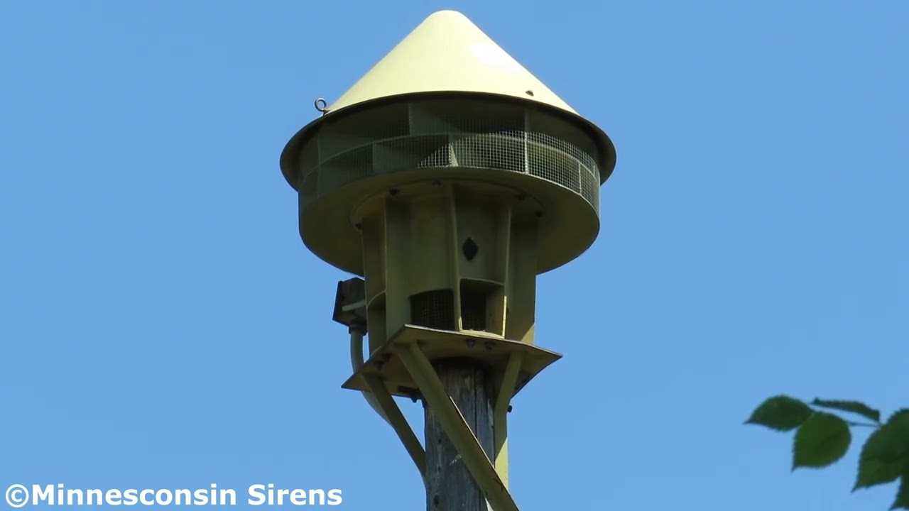 ACA Cyclone 125 Tornado Siren Test (3 Minute Alert) | Somerset WI