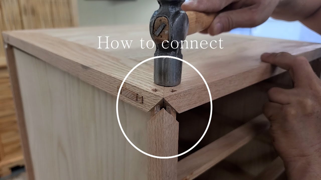 [목공] 3개의 나무를 연결하는 가장 좋은 방법/ 삼방 연귀/ 한국 전통 목공/ 짜맞춤 노하우