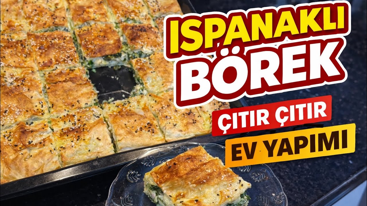 Bu Börek Olay! Ispanaklı Börek Tarifi#keşfetbeniöneçıkar #food #ıspanaklıbörek #tarif #cooking 