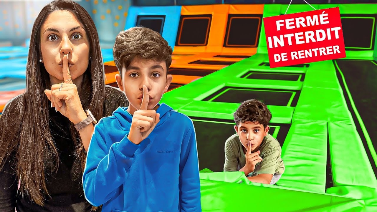 ON RESTE ENFERMÉ DANS UN TRAMPOLINE PARK !