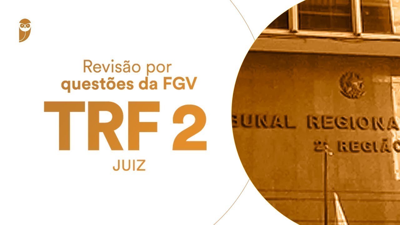 Revis&atilde;o por quest&otilde;es da FGV TRF 2 Juiz: Direito Financeiro - Professor Jo&atilde;o Lawall