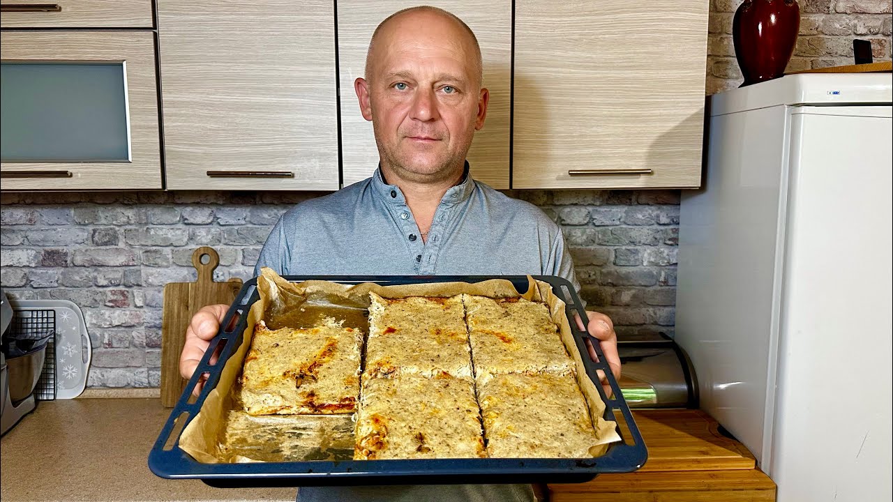 Placki ziemniaczane z piekarnika z pieczarkami i mięsem mielonym
