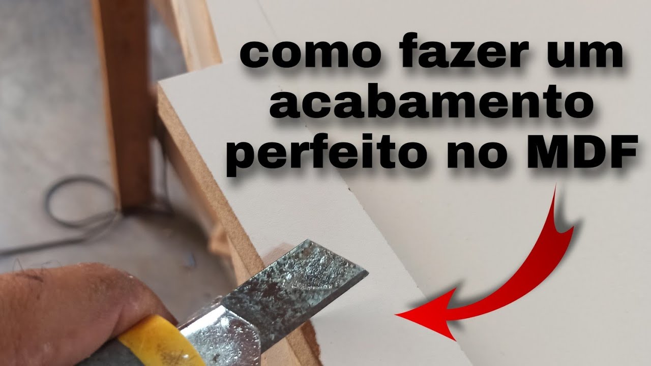 COMO REFILAR BORDA DO  MDF  E FICA O  ACABAMENTO PERFEITO