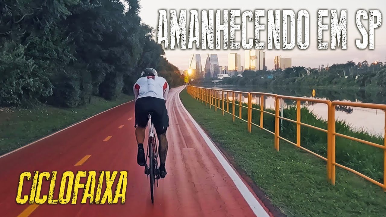 UM TREINO NA CICLOFAIXA DA MARGINAL - SP