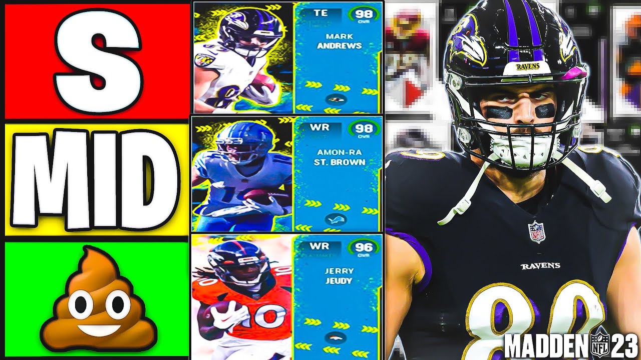 *NEW* RANKING THE BEST GAME CHANGER RELEASE 2 CARDS IN MADDEN 23! MADDEN 23 Ultimate Team Tier List