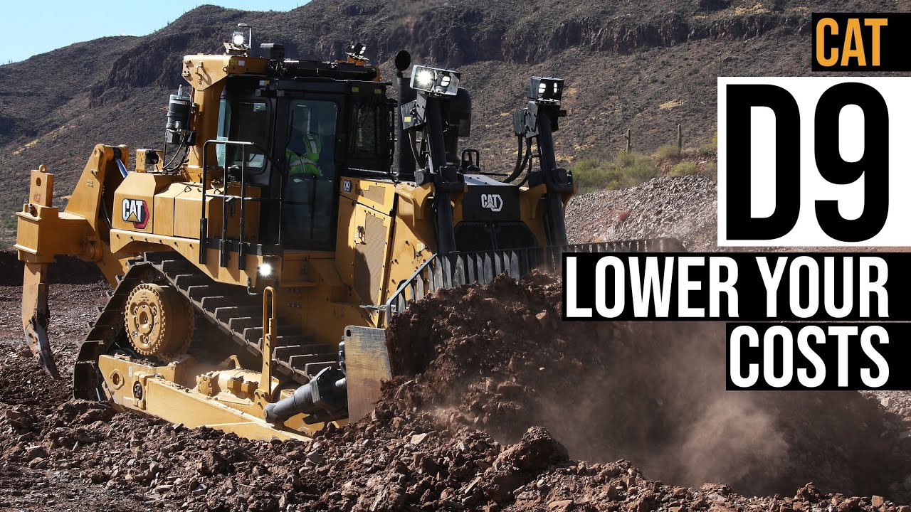 New Cat D9 Dozer Replaces D9T: New Torque Converter, Lower Maintenance Costs
