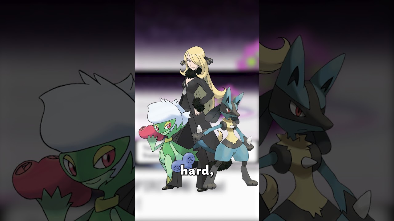 Is Cynthia the BEST Pok&eacute;mon Champion? #shorts