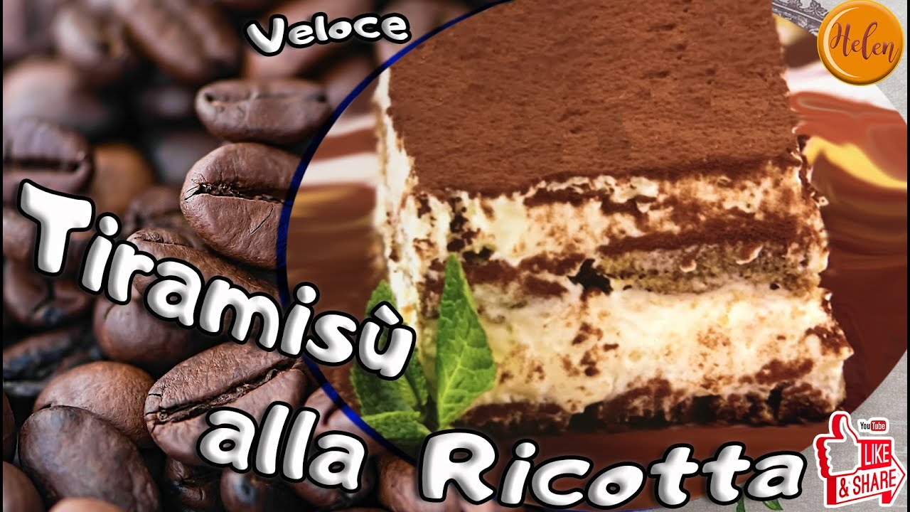 Tiramisù alla RICOTTA , TUTTI ti chiederanno la ricetta, FACILISSIMO e VELOCE da preparare