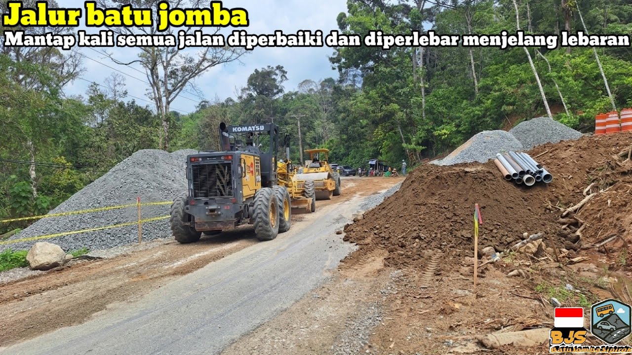 Jalur batu jomba‼️Mantap kali semua jalan diperbaiki dan diperlebar menjelang lebaran