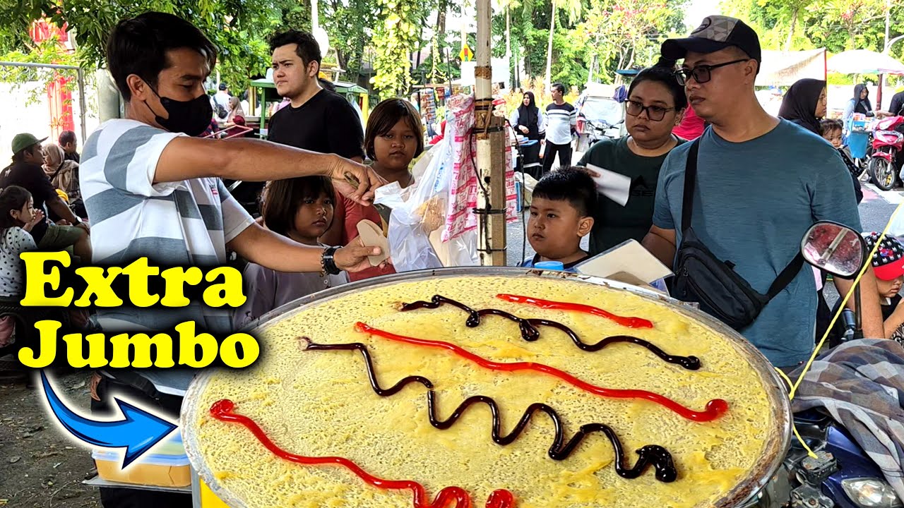 JAJANAN UNIK CREPES JUMBO MIX 2 RASA CUMA 5K