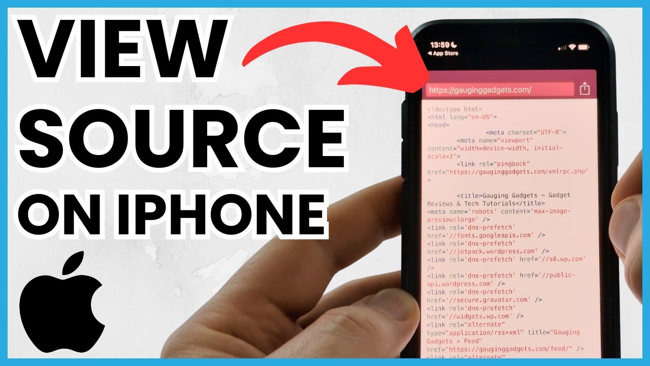Как посмотреть исходный код страницы сайта на iPhone или iPad &mdash; просмотр HTML на мобильных устрой...