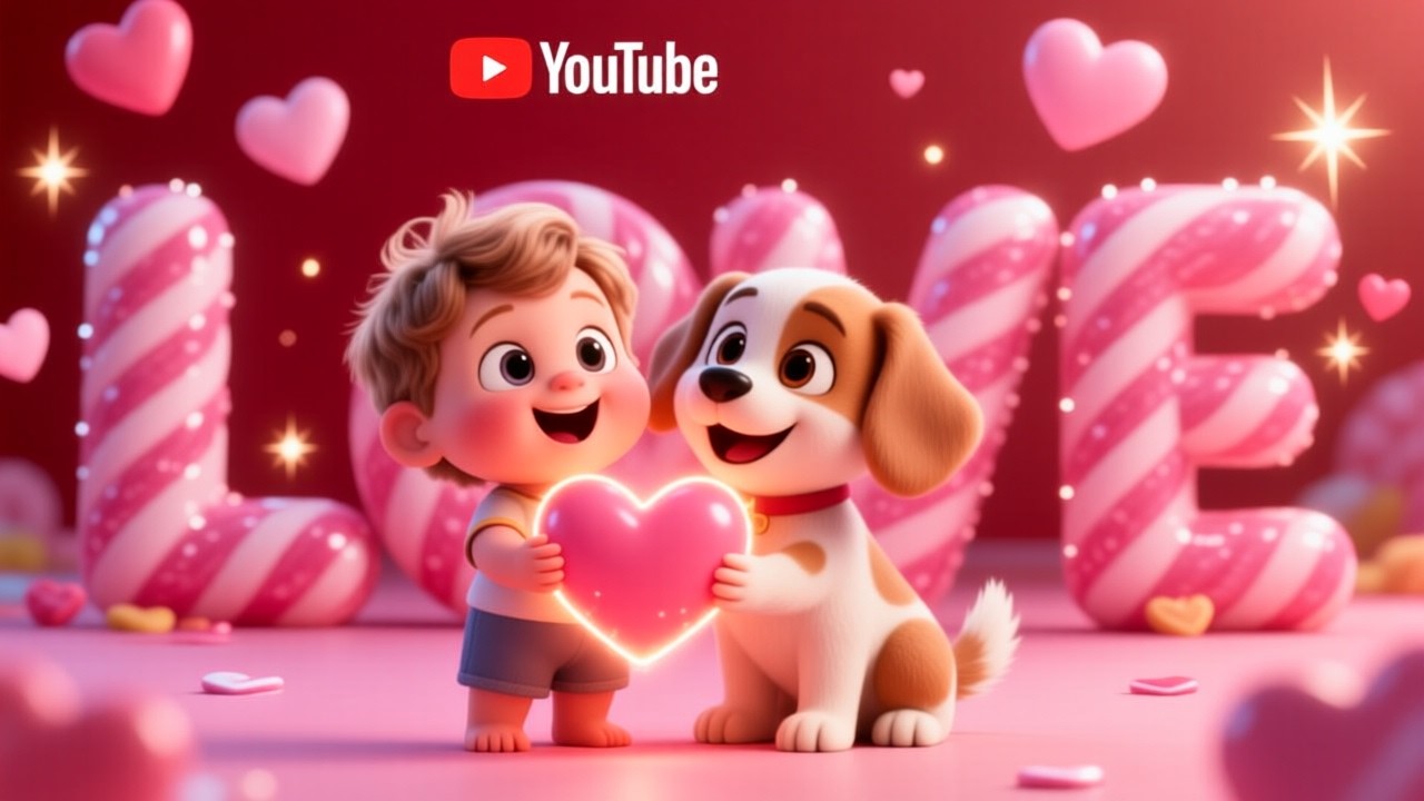 My Dog Is My Valentine 🐶💖 | Best Pet love songs for Kids & Toddlers 💝🎵