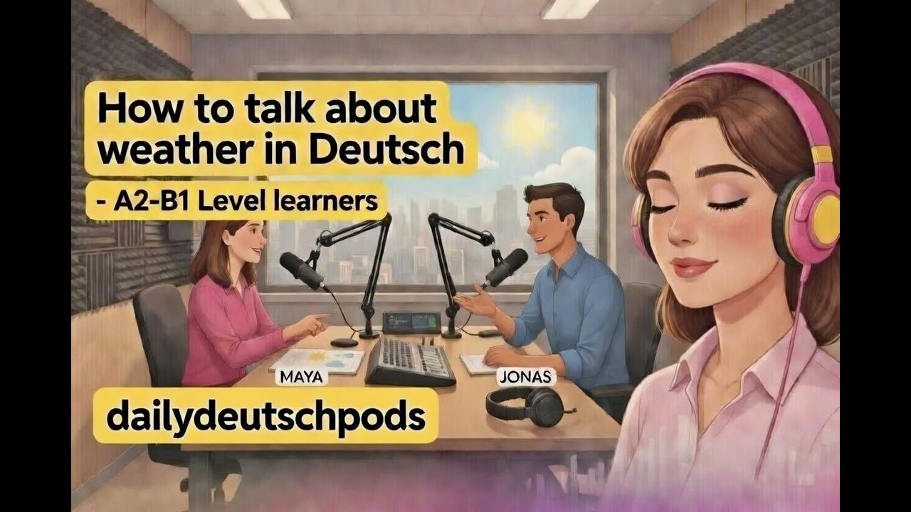 How to Talk About Weather in German | Easy A2–B1 Conversation