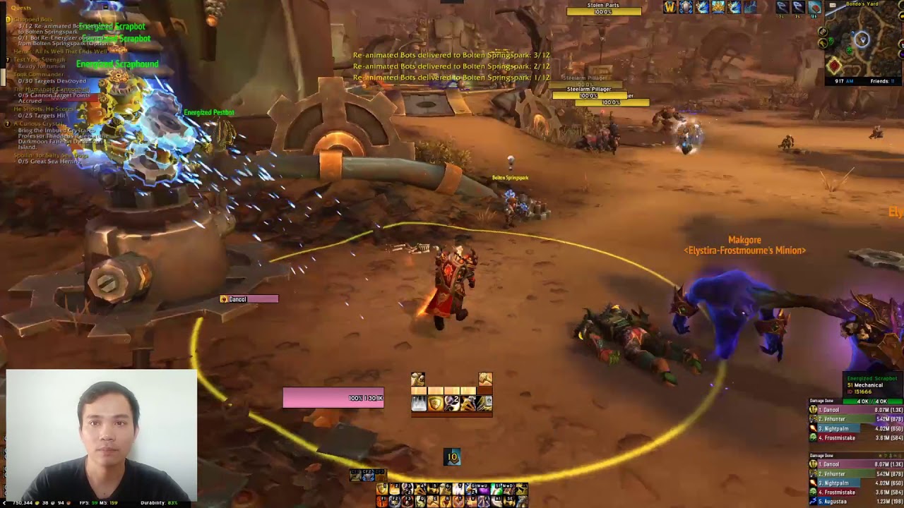 Chopped Bot - Rustbolt Resistance Reputation - Mechagon