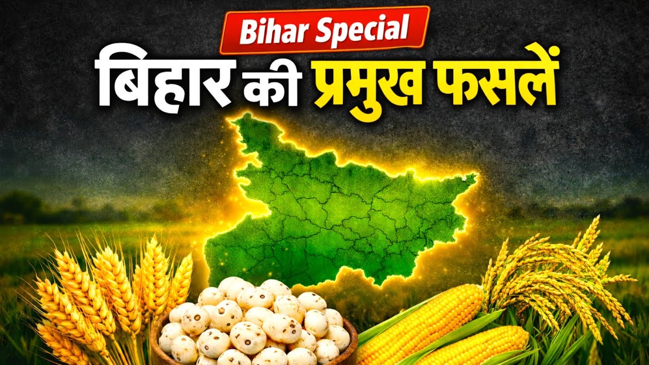 🔴बिहार की प्रमुख फसलें ||Major Crops of Bihar ||Agriculture of Bihar || बिहार की फसल ||#biharcrops