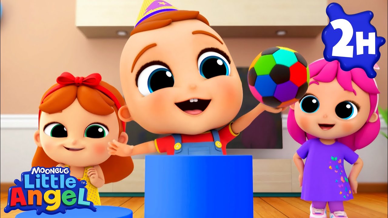 What’s Inside? Baby John Guesses His Gifts! | Little Angel | Moonbug Kids Cartoon Adventure