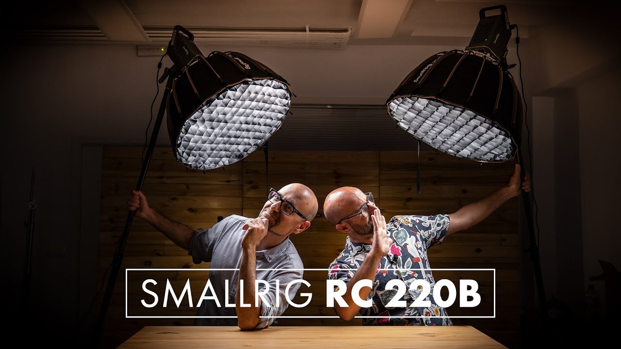 Dos esquemas de iluminación para vídeo con los SmallRig RC 220B