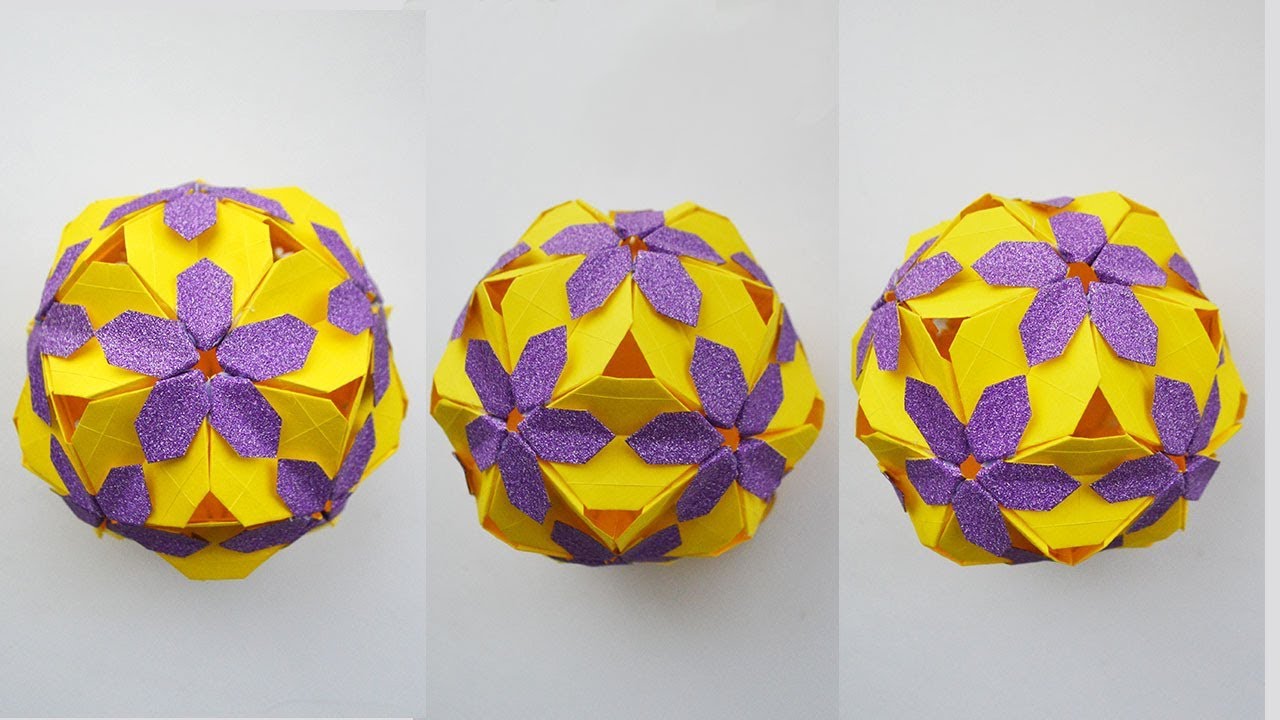 Decoration for room | Cute Paper Kusudama Ball 