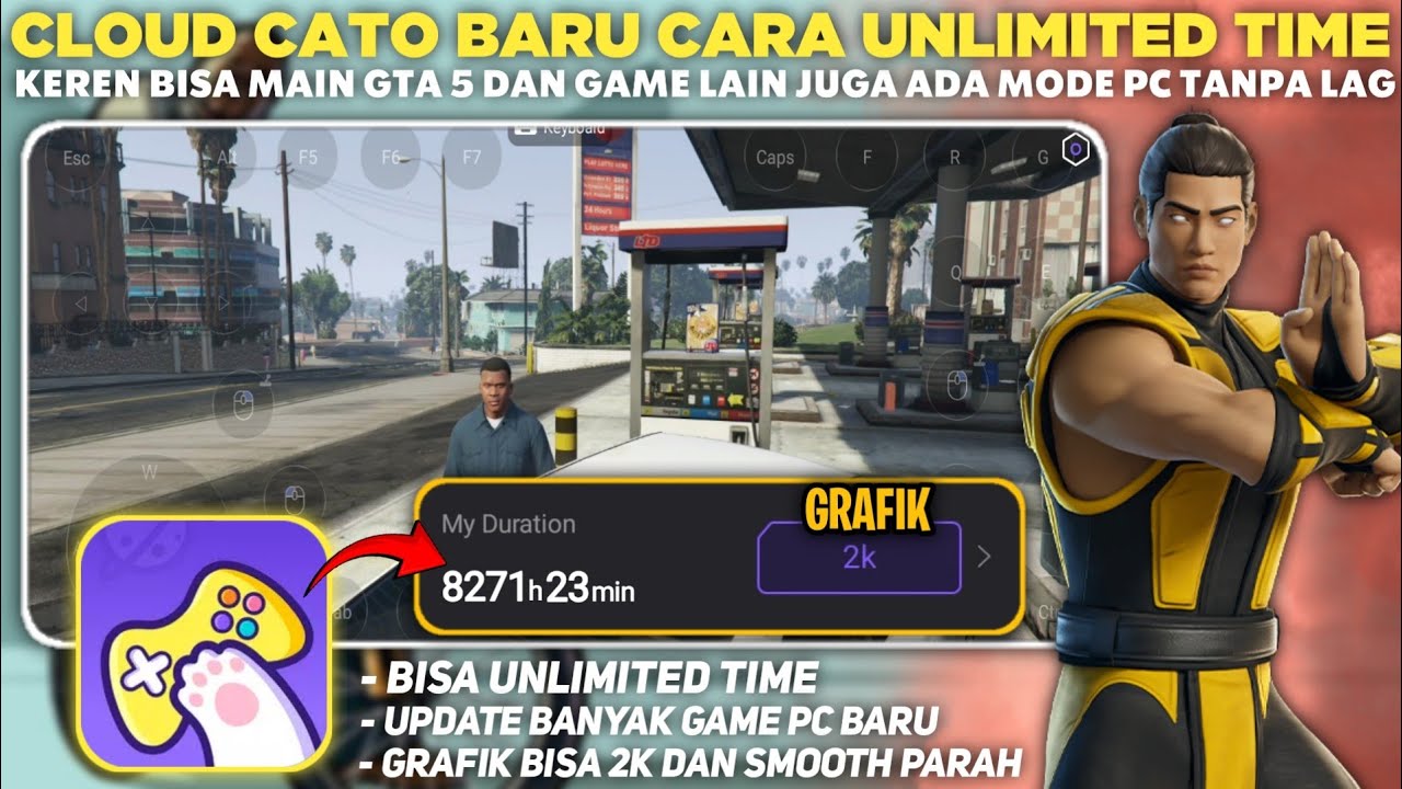 Cloud Cato Baru Cara Unlimited Time, Tanpa Antri, Bisa Grafik 2K Dan Ada Mode PC