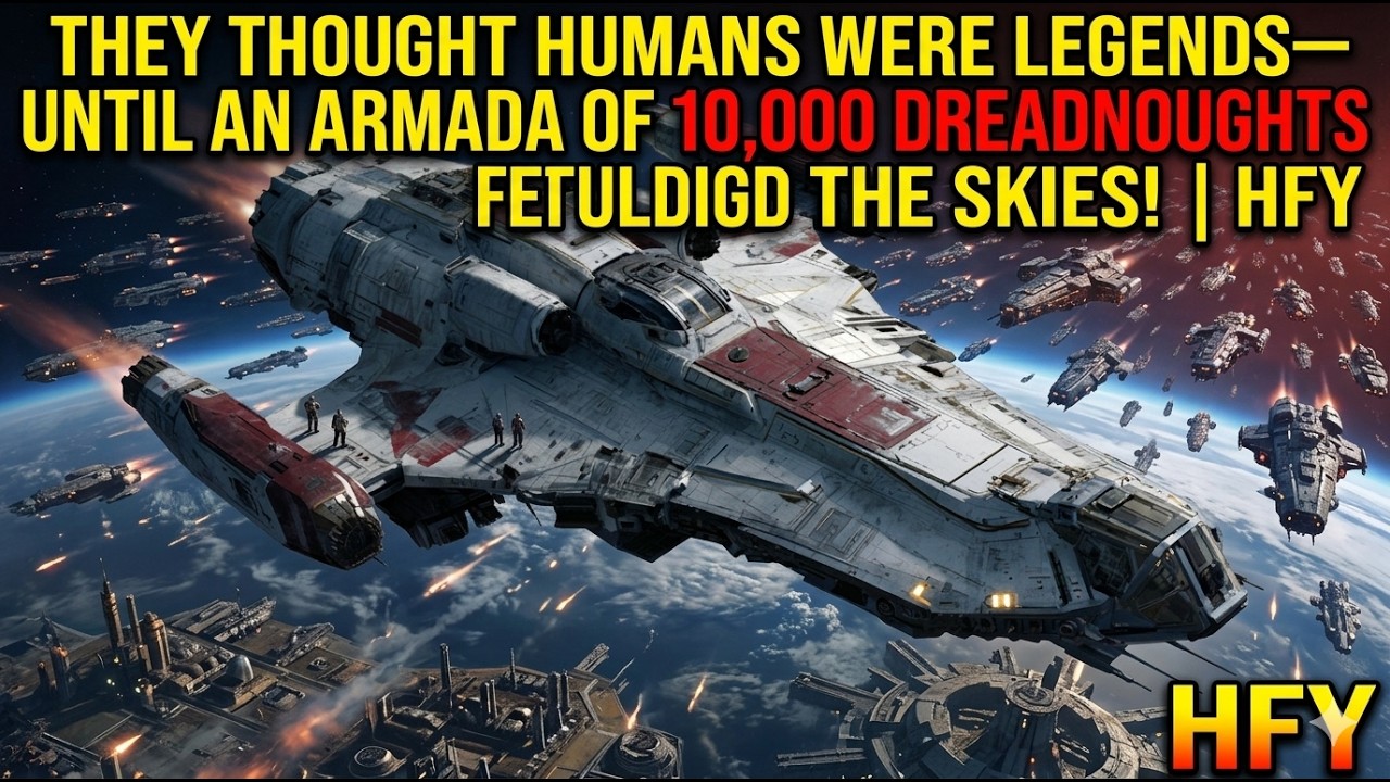 They Thought Humans Were Legends—Until An Armada Of 10,000 Dreadnoughts Filled The Skies! | HFY