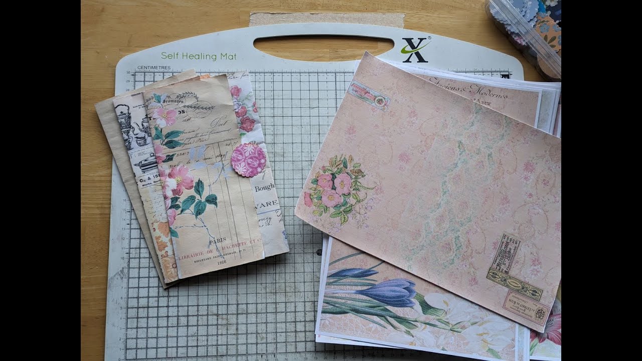 Let's Craft; Ephemera - A Double TriFold for Extra Writing space