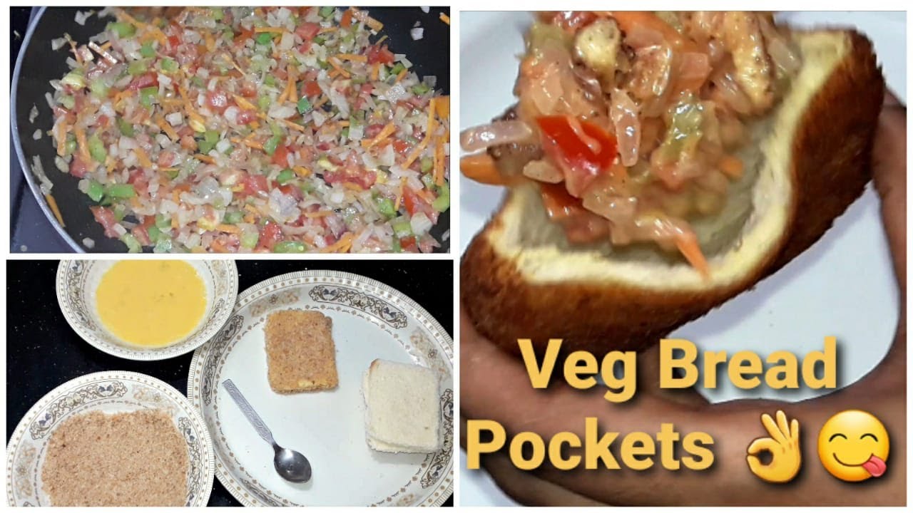 (Subtitles) Veg Bread Pockets in tamil | Beginners recipe
