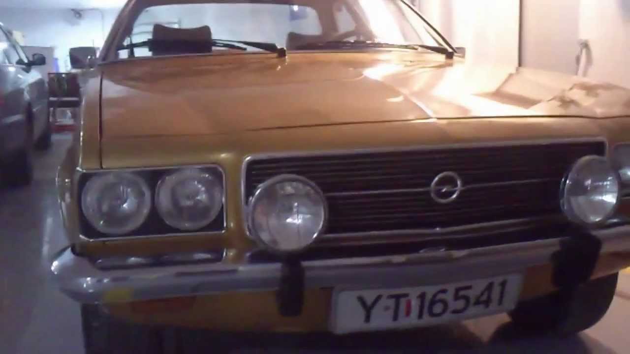 1973 Opel Rekord D Coupe, kmst. 108000.