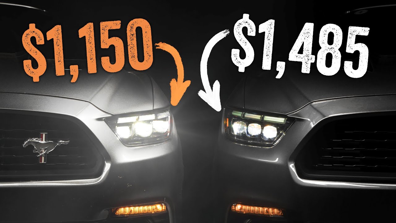 Alpharex vs Morimoto! 15-17 Ford Mustang S550 Ultimate Headlight Showdown 🔥💡