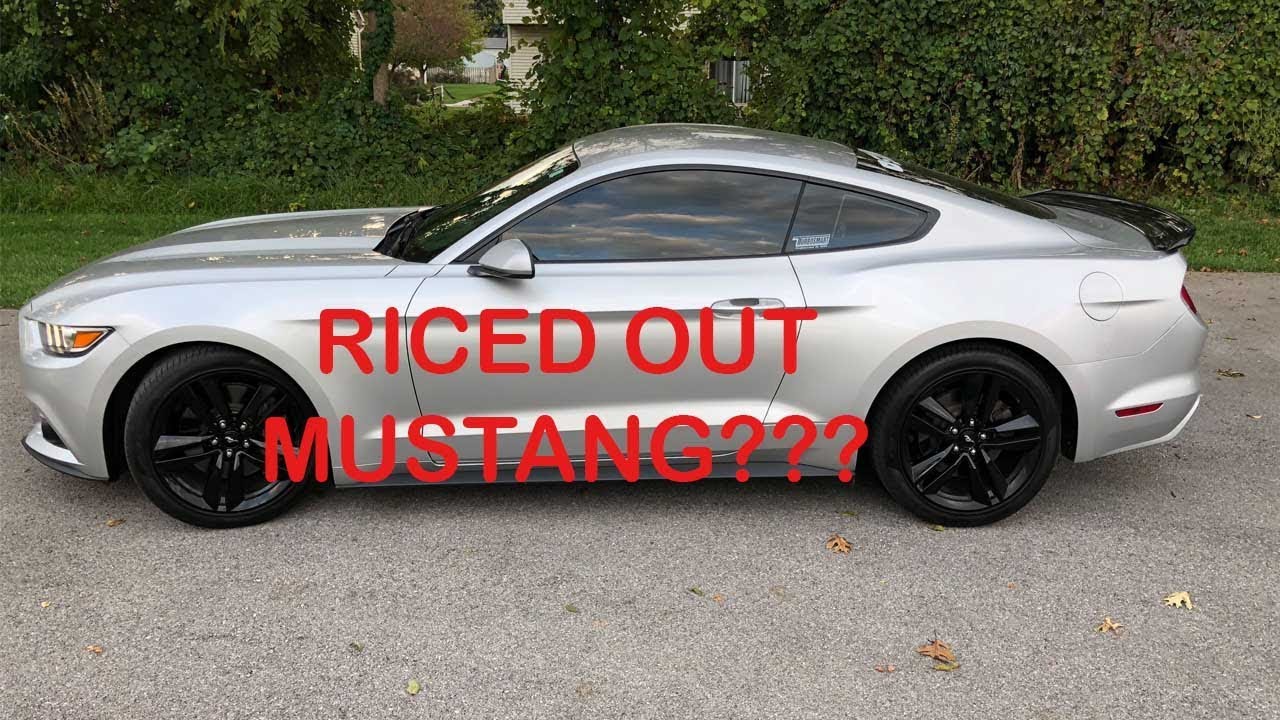 SPOILER INSTALL ON A 2015 MUSTANG