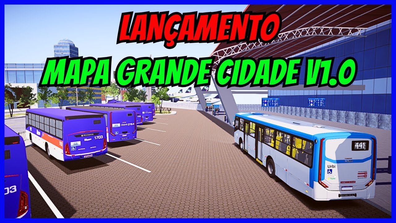 🔴Gameplay Novo Mod Mapa Grande Cidade V1.0 | Linha 441 | Proton Bus Simulator | Mods | PBSU