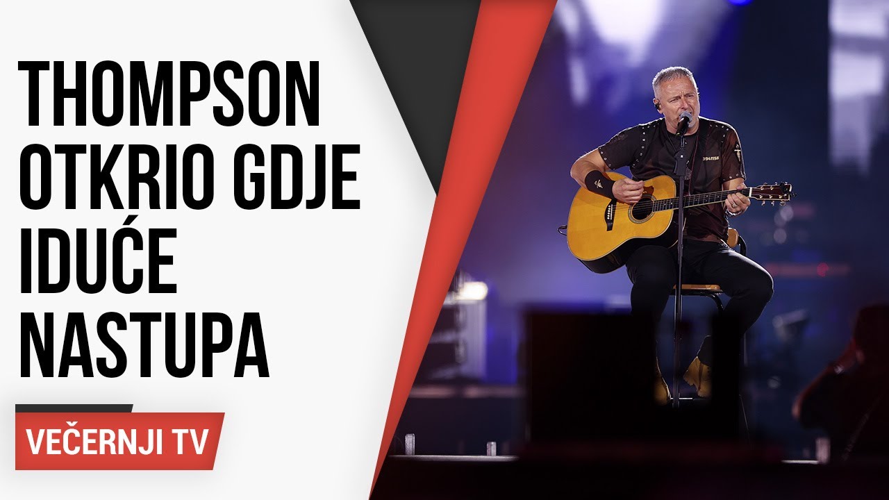 Dugoočekivane vijesti! Thompson otkrio gdje iduće nastupa: 'Sa zadovoljstvom najavljujemo turneju'
