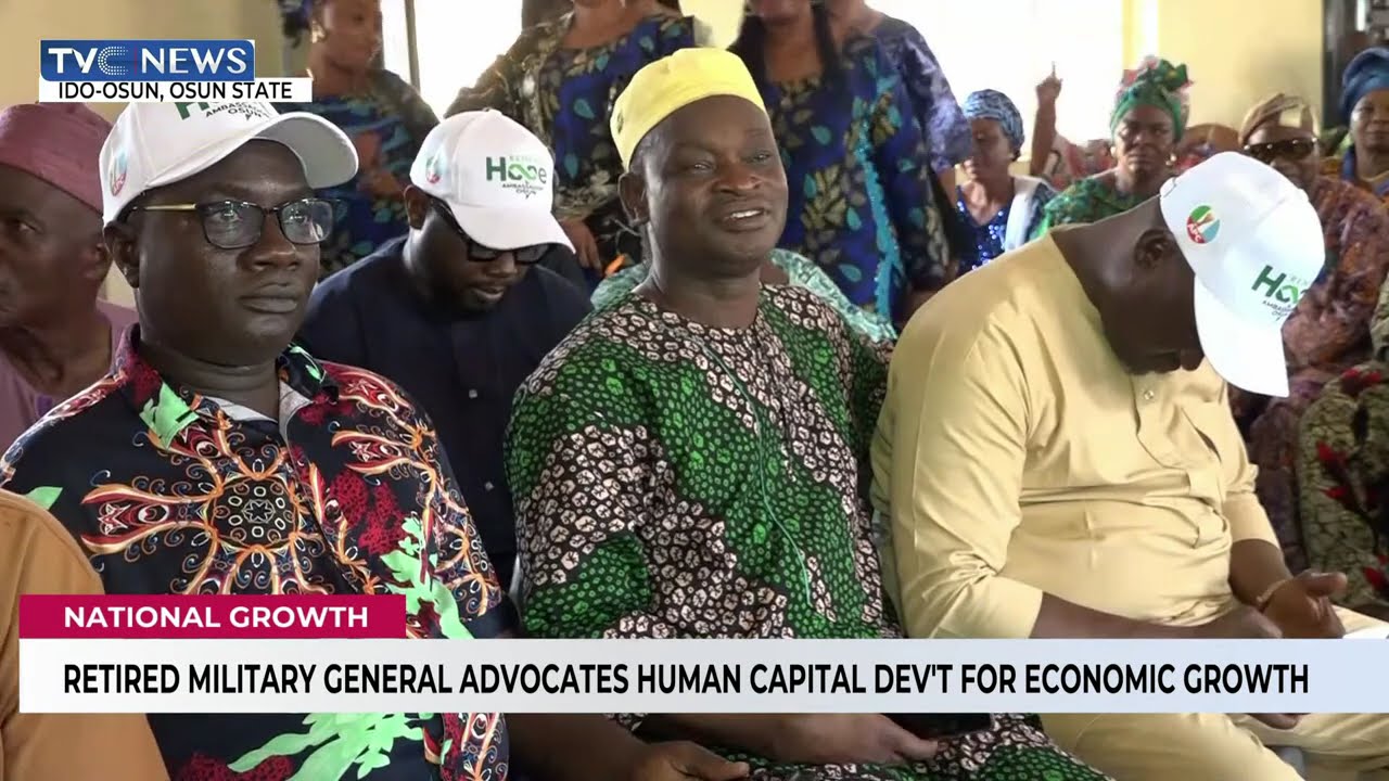Retired Military General Advocates Human Capital Dev't For Economic Growth