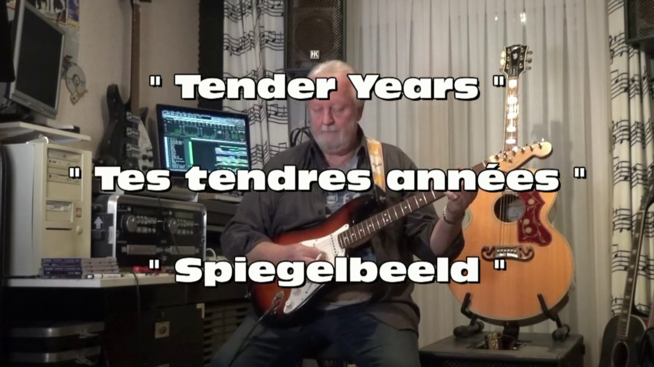 Tender Years - George Jones / Tes tendres années - Johnny Hallyday / (cover on guitar by Eric)