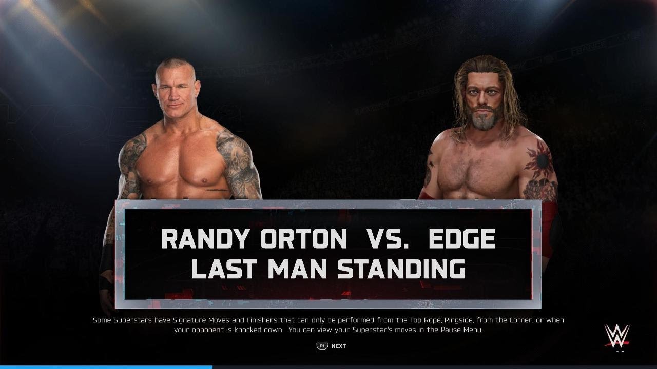 WWE 2K25 Randy Orton vs Edge