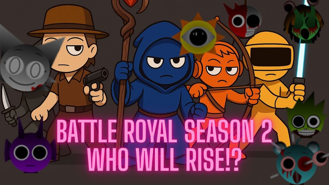 Sprunki Battle Royal Season 2 | EP1 Round 1 ~ 5, Who Will RISE!! #sprunki