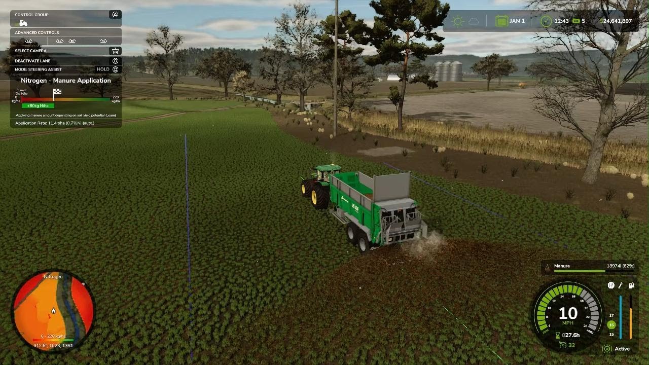 A Full Day Manure Spreading