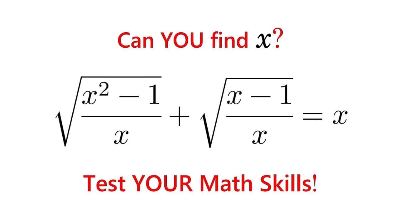 Can You Solve This Radical Equation? Step-by-Step Algebra Tutorial.