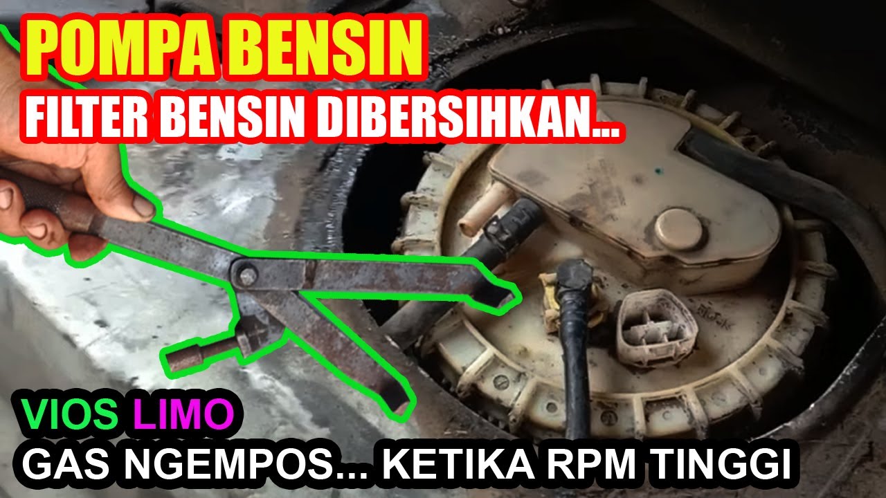 RUMAH FUEL PUMP || Dibongkar... Filter Bensin Dibersihkan || Toyota Vios Gen2 - Yaris Bakpao