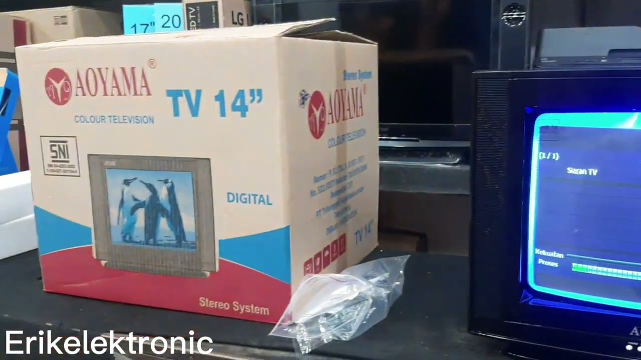 @Review TV TABUNG DIGITAL TV 14INCHI .  MERK AOYAMA TERBARU 2022.
